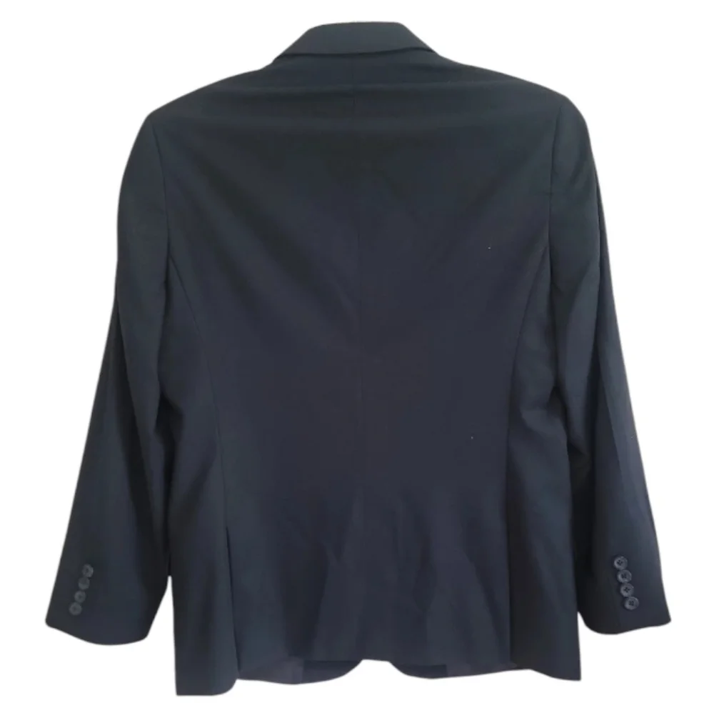 Kennth Cole Reaction Mens Black Blazer Jacket Size 40R